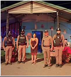 ออกตรวจกวดขันและประชาสัมพันธ์ให้ร้านกึ่งสถานประกอบการในพื้นรับผิดชอบ