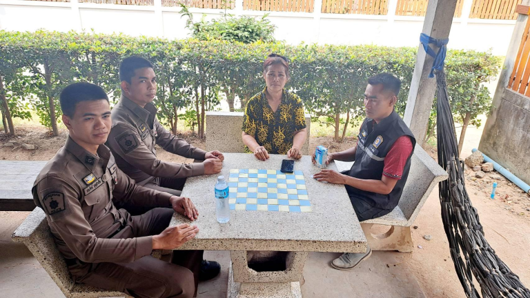 พบปะเยี่ยมเยียนประชาชนในพื้นที่ให้ความรู้เสริมสร้างภูมิคุ้มกันภัยอาชญากรรมทางเทคโนโลยีและทำแบบประเมิน EIT (POLICE ITA 2025)