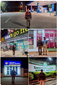 สภ.บ้านกรวด ออกตรวจพื้นที่เสี่ยง ป้องกันเหตุอาชญากรรม